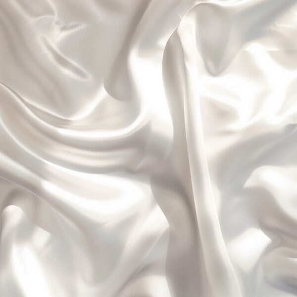 White Satin Maxi Dress Lan07 - Image 2